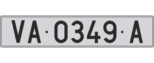 VA0349A matricula larga