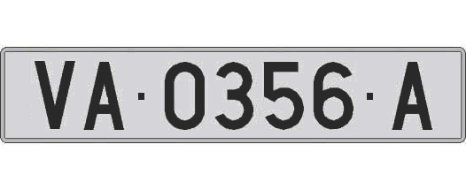 VA0356A matricula larga