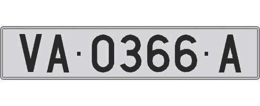VA0366A matricula larga