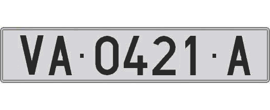 VA0421A matricula larga