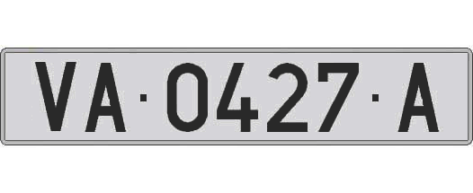 VA0427A matricula larga