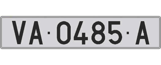 VA0485A matricula larga