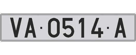 VA0514A matricula larga
