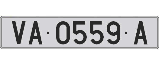 VA0559A matricula larga