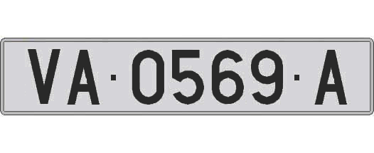 VA0569A matricula larga