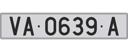VA0639A matricula larga