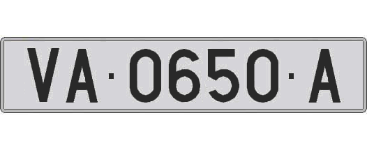 VA0650A matricula larga