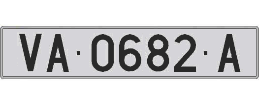 VA0682A matricula larga
