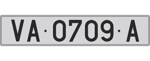 VA0709A matricula larga