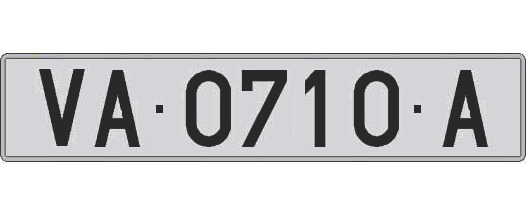 VA0710A matricula larga