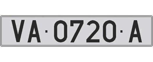 VA0720A matricula larga