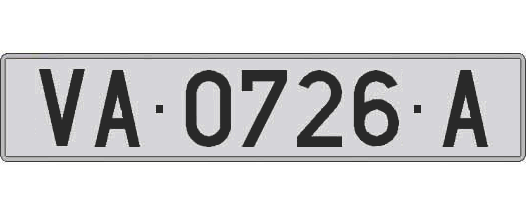 VA0726A matricula larga