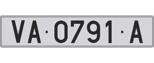VA0791A matricula larga