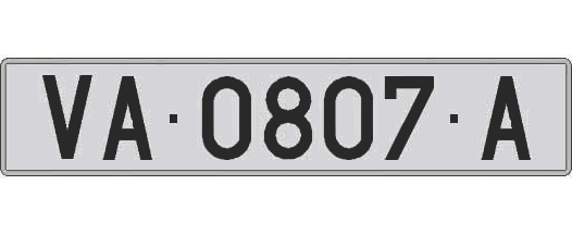 VA0807A matricula larga