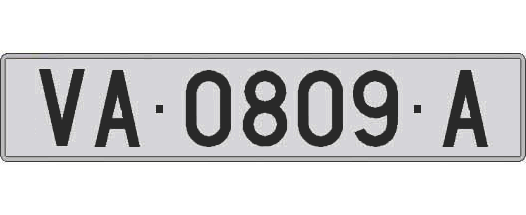 VA0809A matricula larga