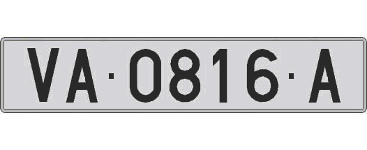 VA0816A matricula larga