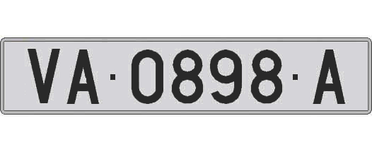 VA0898A matricula larga
