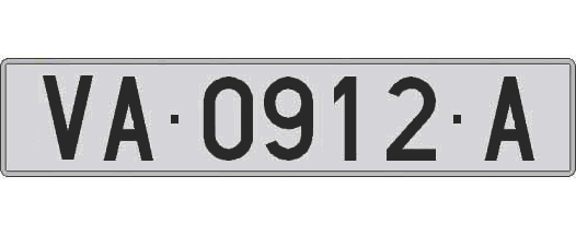 VA0912A matricula larga