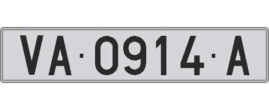 VA0914A matricula larga