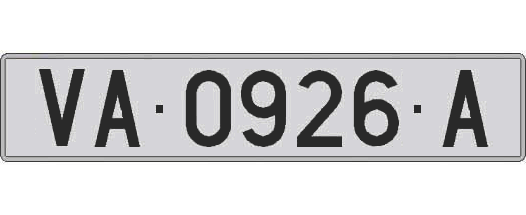 VA0926A matricula larga