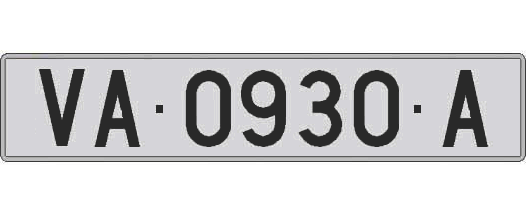 VA0930A matricula larga