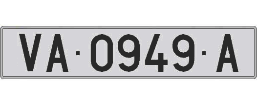 VA0949A matricula larga
