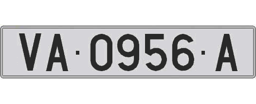 VA0956A matricula larga