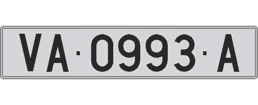 VA0993A matricula larga