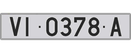 VI0378A matricula larga