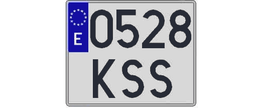 0528KSS matricula cuadrada